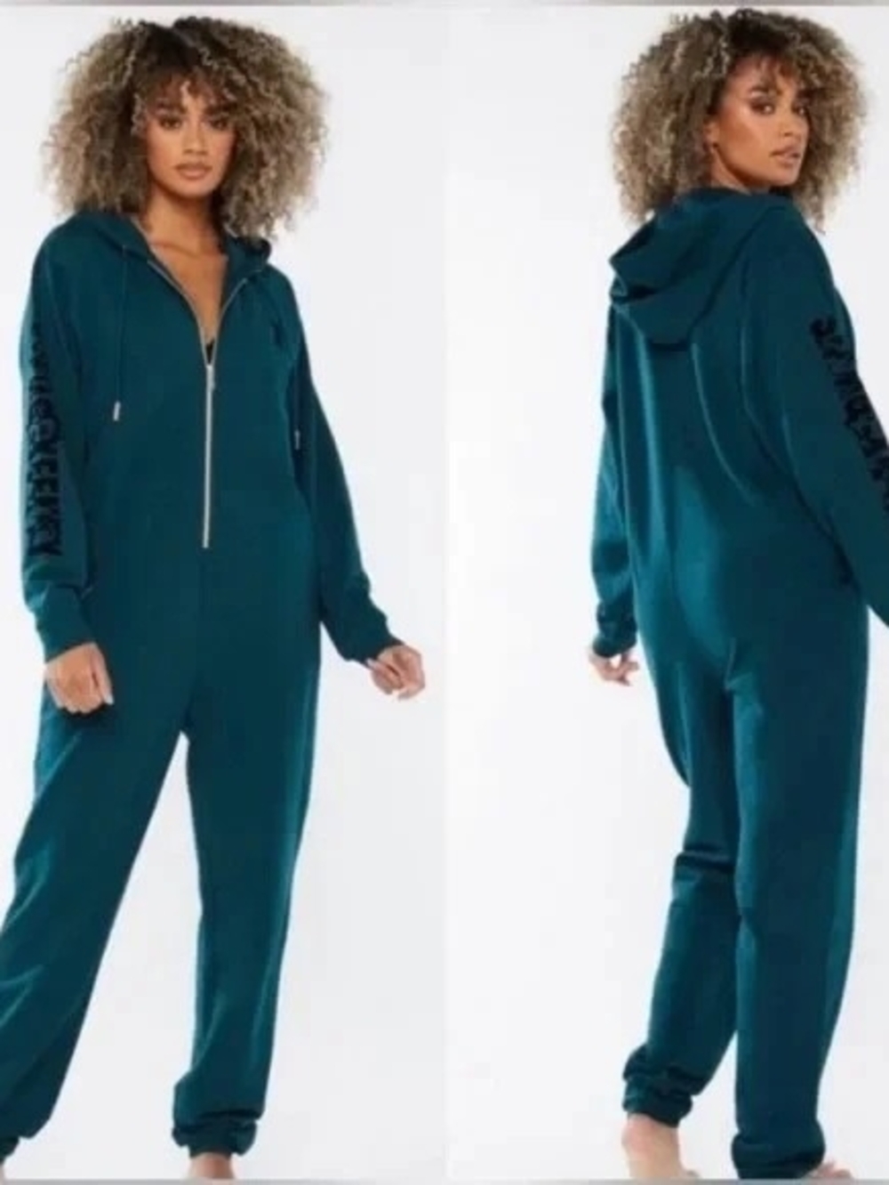 Savage X Fenty Forever Showgirl Hooded Jumpsuit